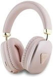 CG MOBILE Guess Bluetooth 5.3 On-Ear-Kopfh&ouml;rer mit metallischem Dreieck-Logo (Pink)