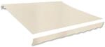 vidaXL Markisenstoff Sonnenschutz Markisentuch Creme 3,5x2,5 m Segeltuch