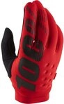 100%, 100%, BRISKER Gloves, Adult, XL, RED
