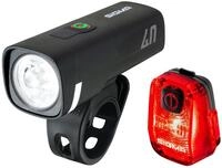 SIGMA LED Fahrradlicht Set Aura 40/ Hiro 10 | StVZO zugelassen, USB-C 