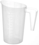 HENDI Messbecher, stapelbar, mit Skalierung, bruchsicher, sp&uuml;lmaschinengeeignet, 1L,