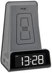 TFA Dostmann 2 in 1 Induktive Ladestation ICONcharge, 60.2033.10, f&uuml;r Smartphones,