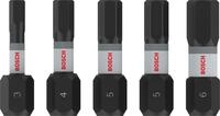 Bosch 5x PRO Hex Impact Bit (100 x 75 mm, Professional Zubeh&ouml;r Schraubendreher,