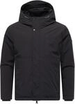 Ragwear Herren leichte wasserfeste kurze Winterjacke mit verstellbarer Kapuze und