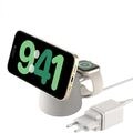 Belkin BoostCharge Pro Kabellose 2-in-1-Ladestation mit Qi2, 15W, MagSafe-Kompatibles