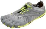 Vibram Women's V Running Shoe (Grey/Yellow, Numeric_9)