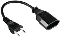 Good Connections Euro-Verl&auml;ngerung - 20 cm - Euro-Stecker Typ C (gerade) an