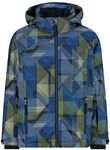 CMP Kid Jacket Snaps Hood Blue ROYAL-B.Blue-Winter Sun - 128