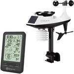 Miraval Funk-Wetterstation mit digitalem Display, Windmesser, Regenmesser,