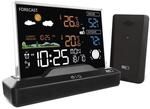 EMOS - rahmenlose Funk-Wetterstation mit Au&szlig;ensensor - Thermometer, Hygrometer,