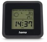 Hama Thermometer Hygrometer, digital (f&uuml;r Innen, Anzeige von Uhrzeit, Temperatur,
