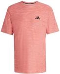 adidas Herren Train Essentials Stretch Training Tee, Easy Coral Mel/Black, L