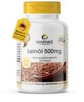 Lein&ouml;l 500mg Kapseln - Flaxseed Oil 500mg - 250 Softgels - schluckfreundlich -