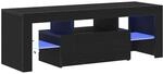 vidaXL TV-Schr&auml;nk Schwarz Eichen-Optik 120 x 35 x 40 cm Holzwerkstoff,...