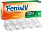 Fenistil Dragees, Dimetindenmaleat 1 mg pro &uuml;berzogener Tablette, lindert...