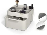 Joseph Joseph Make Me up Kompakter Spiegel und Kosmetik-Organizer-Set, Shell