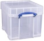 Really Useful Aufbewahrungsbox, 35 Liter, Gr&ouml;&szlig;e XL, transparent