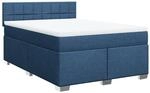 vidaXL Boxspringbett, Polsterbett Bett mit Matratze Matratzenauflage,...