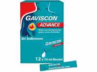 GAVISCON Advance Pfefferminz Suspension bei Sodbrennen 12 x 10 ml Dosierbeutel