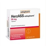 HerzASS-ratiopharm 50 mg: Herzgesundheit - Blutverdünner gegen das Verklumpen...