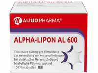 ALIUD PHARMA Alpha-Lipon AL 600, 100 Filmtabletten: Mit Alpha-Liponsäure, bei
