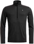 Ortovox Herren 185 Rock'n'Wool Zip Neck Merinowolle Ski Touring Baselayer mit