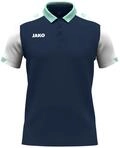 JAKO Kinder Poloshirt Dynamic, Marine/wei&szlig;/Minze, 152
