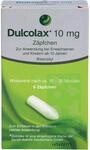 Dulcolax Z&auml;pfchen Reimport Kohlpharma, 6 St. Z&auml;pfchen
