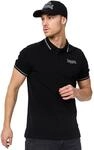 Lonsdale Herren Poloshirt schmale Passform CAUSTON S, Black