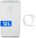 MEDION DH10 Luftentfeuchter elektrisch (bis zu 50m&sup3; (15m&sup2;), 12Liter/24h, 38db