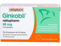 GINKOBIL-ratiopharm 40 mg Filmtabletten 60 St