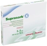 Suprasorb X Hydrobalance Wundverband 5x5 cm, 5 St