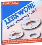 Lebewohl Druckschutzringe Oval, 8 St