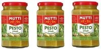 3x Mutti Pesto Verde Pomodori Verdi Gr&uuml;nes Tomatenpesto Pasta Sauce 100%