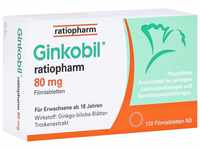 GINKOBIL ratiopharm 80 mg Filmtabletten 120 St
