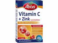 Abtei Vitamin C + Zink - wertvolles Vitaminpräparat zum Lutschen - zur