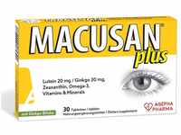 Macusan Plus Augentabletten zur schnellen Erhöhung des Luteinspiegels in der...