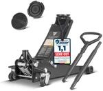 STAHLWERK Hydraulischer Wagenheber mit 3 t Tragkraft &ndash; extra flach, 73-500 mm