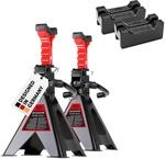 HEYNER&reg; Unterstellbock 2er Set mit Gummiauflage und verst&auml;rkter 3in1 Gummiauflage