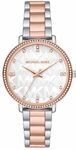 Michael Kors Pyper Watch for Women, Quartz Three Hand Movement with Stainless Steel