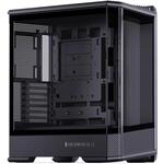 Jonsbo D400 PC-Geh&auml;use Schwarz | ATX Midi-Tower mit Tempered Glass 270&deg;