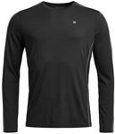 Ortovox Herren 185 Rock'n'Wool Langarm Base Layer, weiche atmungsaktive...