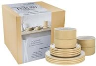 CreaTable, 21531, Serie Futuro, 12-teiliges Geschirrset f&uuml;r 4 Personen, Teller Set