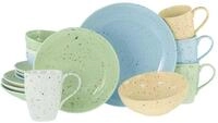 CreaTable, 24280, Serie Confetti Bunt, 16-teiliges Geschirrset f&uuml;r 4 Personen,