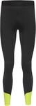 GORE WEAR Herren Concurve Thermo Hybrid Tights, Black/Neon Yellow, S EU