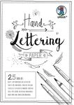 Ursus 24929201 - Handlettering Paper, wei&szlig;, DIN A5, 200 g/qm, 25 Blatt Tonkarton,