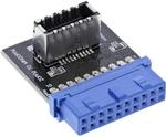 InLine 33446B USB 3.0 zu 3.1 Adapter intern | Bis 5 Gb/s, USB 3.2 Gen.1, feste