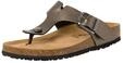 Tamaris Damen Fu&szlig;bett Pantolette flach, grau, 38 EU