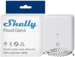 Shelly Flood Gen4 - Smarter Matter Wassersensor mit Leck-Sensorkabel, IP44,...