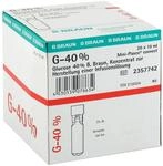 Glucose 40% B. Braun Konzentrat zur Herstellung einer Infusionsl&ouml;sung, Mini Plasco